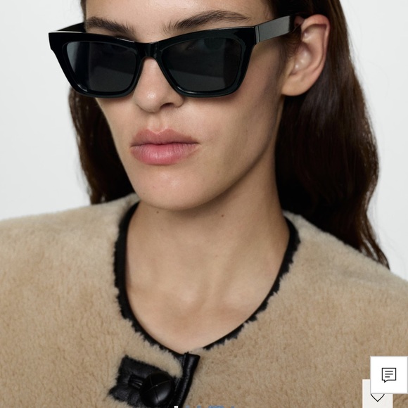 Mango Cream Teddy Jacket with Black Accents - Picture 8 of 12